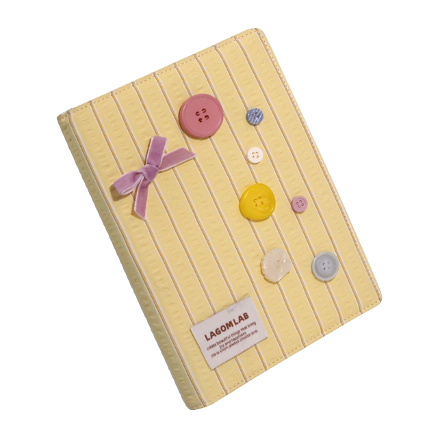 LAGOMLAB original 2024 button plaid cloth monthly plan Lunar weekly record book book clothes gift box