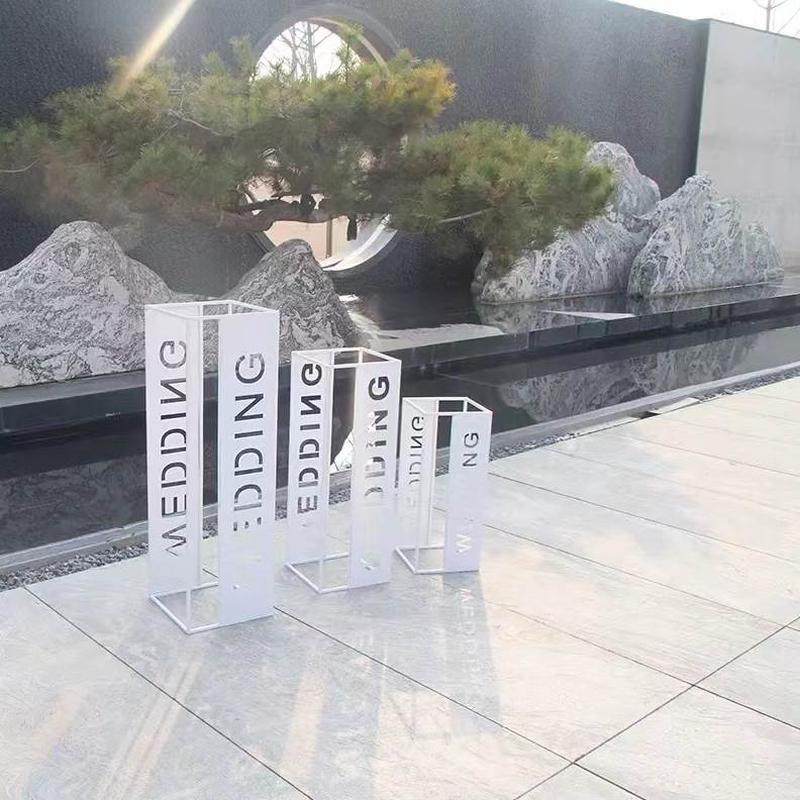 框婚庆铁艺道具2022花架金色长方路引体婚礼装饰摆件字母方新款,淘宝优惠券,粉丝福利购,淘宝优惠卷