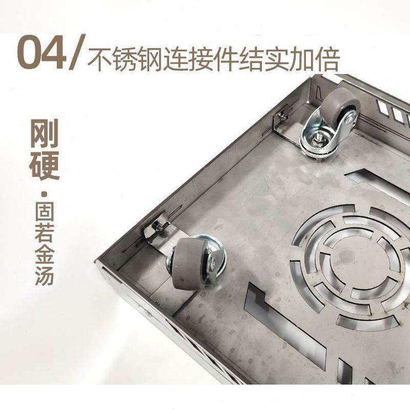 叶可不锈钢金属轮带?底座移动花隐藏主机箱强?托架轮散热电脑定制,淘宝优惠券,粉丝福利购,淘宝优惠卷