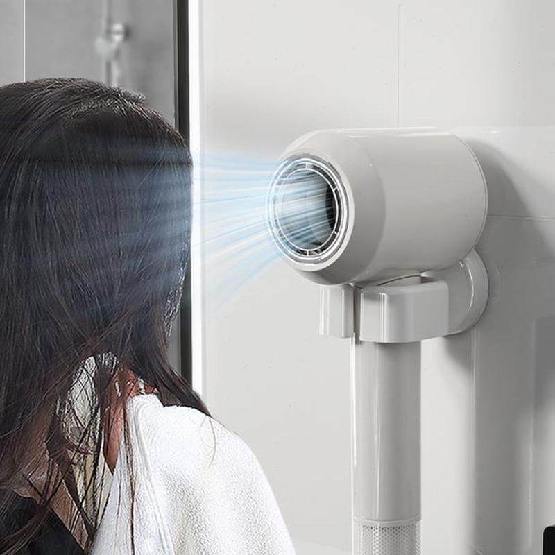 吸盘吹风机支架置物架卫生间厕所壁挂免打孔电吹风筒懒人收纳挂架,淘宝优惠券,粉丝福利购,淘宝优惠卷