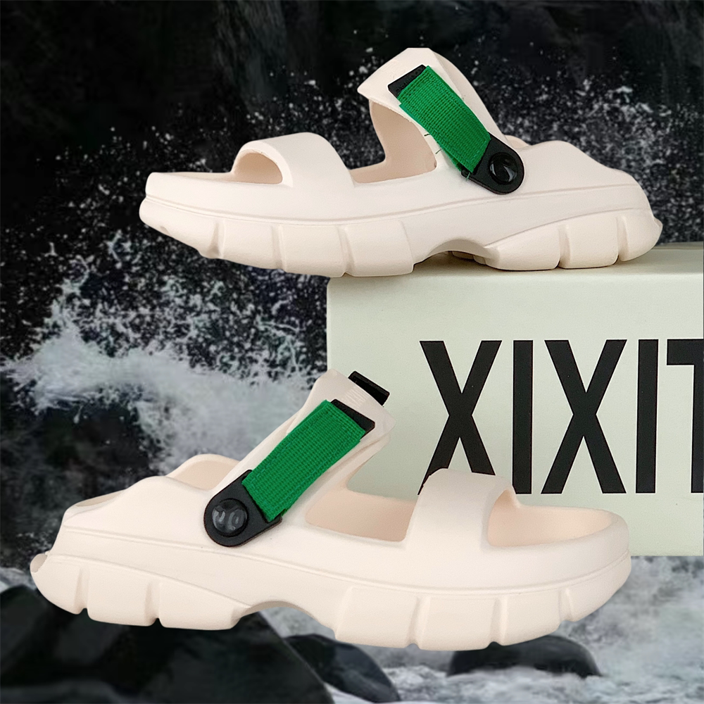 细细条 街头风潮酷百搭情侣双带拖鞋夏户外时尚防臭沙滩凉鞋男女,淘宝优惠券,粉丝福利购,淘宝优惠卷