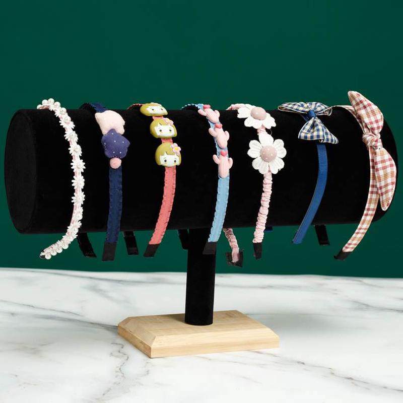 儿童发箍发圈架子陈列架子发卡饰品首饰架绒布头绳手串头箍展示架,淘宝优惠券,粉丝福利购,淘宝优惠卷