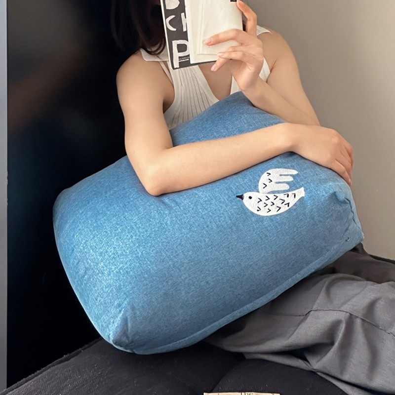 仿麻布三角靠包看书护腰靠枕床上软包床头靠背垫可拆洗沙发腰靠垫,淘宝优惠券,粉丝福利购,淘宝优惠卷