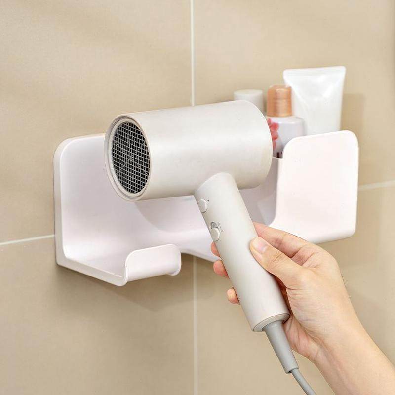 浴室电吹风挂架收纳支架风筒子卫生间免打孔壁挂吹风机置物架,淘宝优惠券,粉丝福利购,淘宝优惠卷