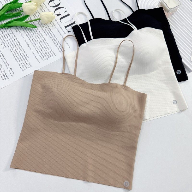 一字领中长款女夏季防走光固定杯无痕抹胸细肩带内搭裹胸,淘宝优惠券,粉丝福利购,淘宝优惠卷