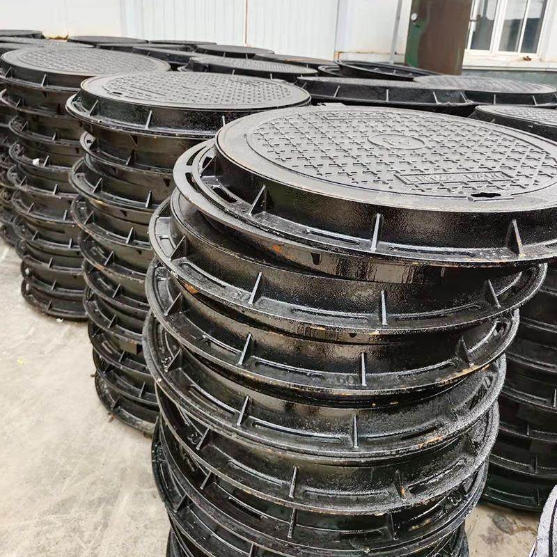 球墨铸铁防沉降井盖700圆卡簧井盖重型防盗窨井盖轻型双层井盖,淘宝优惠券,粉丝福利购,淘宝优惠卷