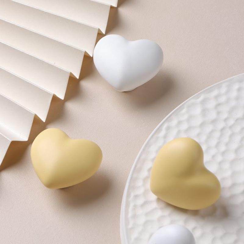 星翡家居彩色陶瓷爱心拉手儿童房衣柜柜门抽屉把手可爱卡通男女孩,淘宝优惠券,粉丝福利购,淘宝优惠卷