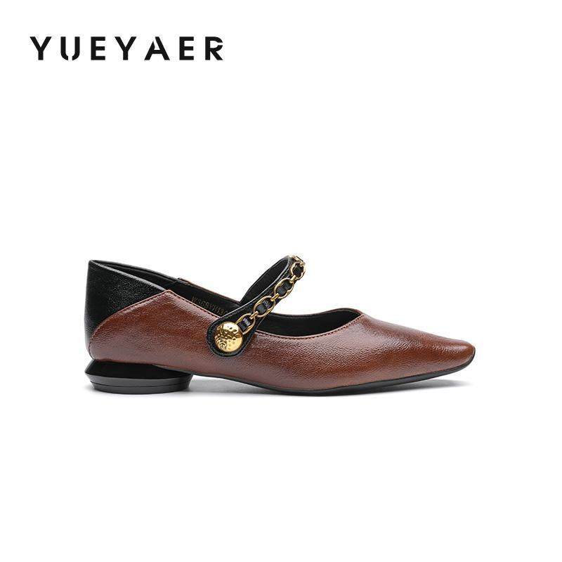 珍鞋方头链条平底单鞋可踩跟两穿春晚晚风女鞋,淘宝优惠券,粉丝福利购,淘宝优惠卷