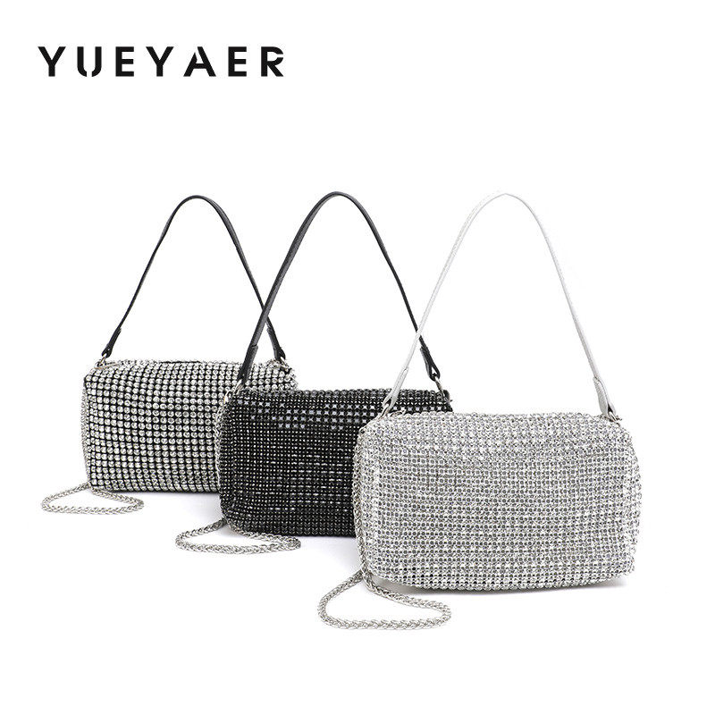 2025新款百搭满钻包链条包单肩斜挎手提腋下包,淘宝优惠券,粉丝福利购,淘宝优惠卷