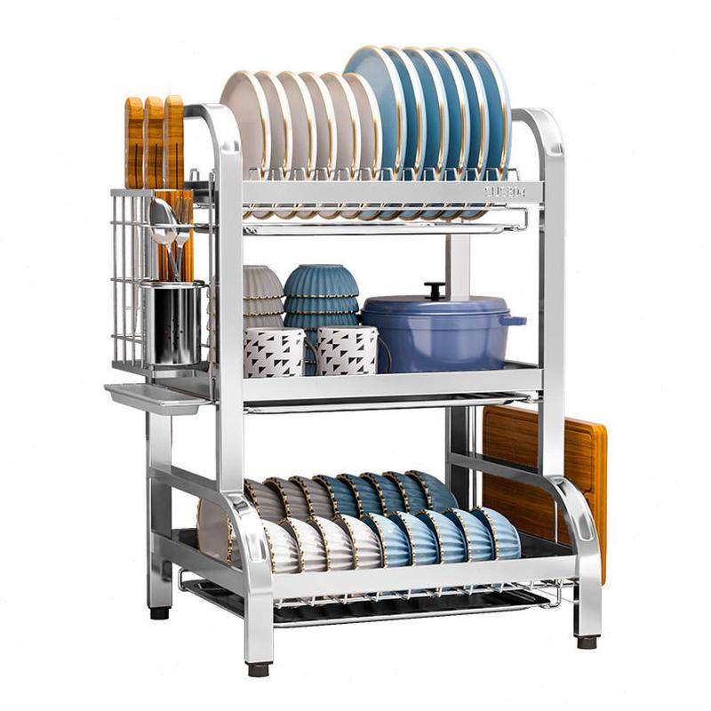 30放碗架不锈钢厨房置物架4碗碟收纳架碗筷收纳盒碗柜沥水碗盘架,淘宝优惠券,粉丝福利购,淘宝优惠卷
