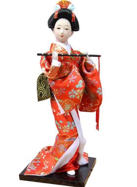 和服娃娃摆件日本人偶绢人娃娃艺妓人偶公仔日式礼品居酒屋装饰娃