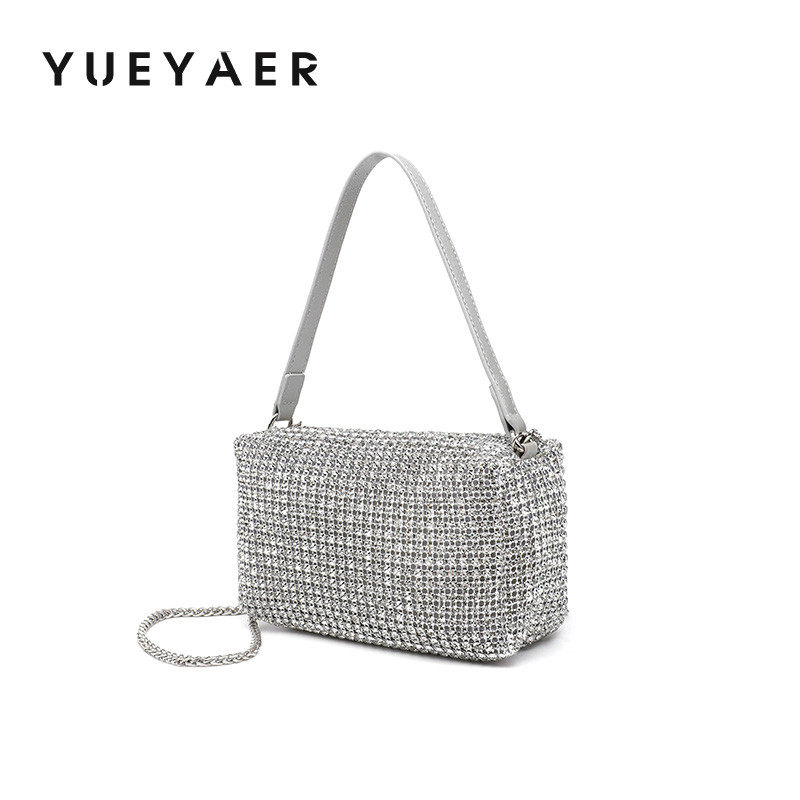 2025新款百搭满钻包链条包单肩斜挎手提腋下包,淘宝优惠券,粉丝福利购,淘宝优惠卷