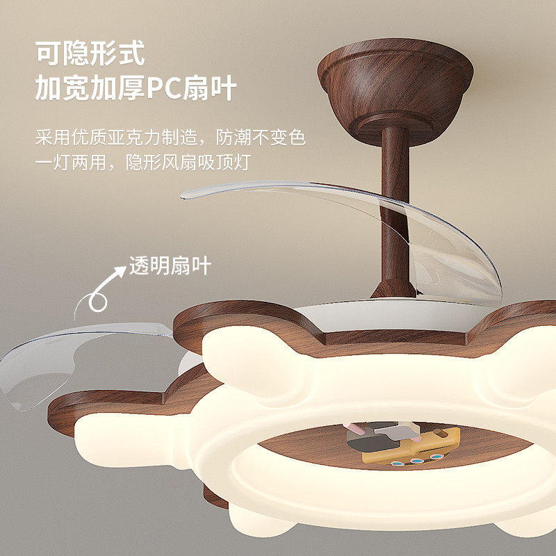 全光谱护眼智能带风扇的儿童房吸顶灯男孩房卧室灯船舵新款风扇灯,淘宝优惠券,粉丝福利购,淘宝优惠卷