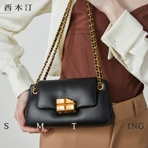 【西木汀】链条包女小众设计百搭单肩包包高级感斜挎小包 - 图0