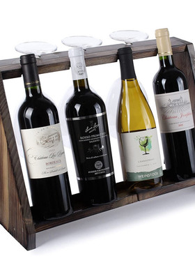 东莞收纳架工厂酒具定制实木红酒架葡萄酒架酒吧酒杯外贸木制酒架