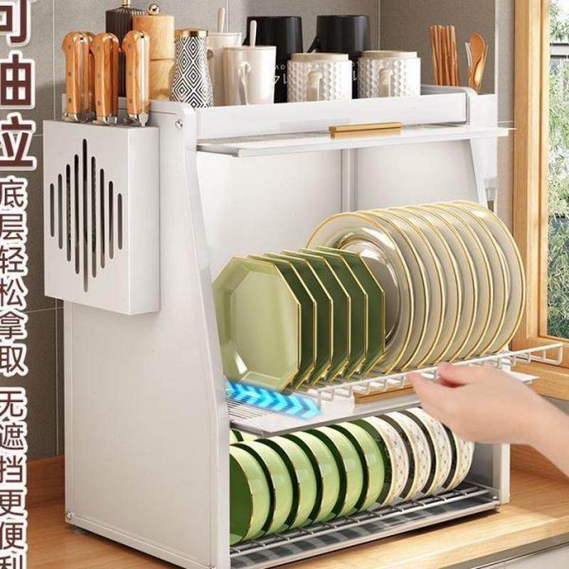 碗柜用厨房置物架碗架沥水架小型抽屉带盖放碗盘碗筷碗碟收纳盒,淘宝优惠券,粉丝福利购,淘宝优惠卷
