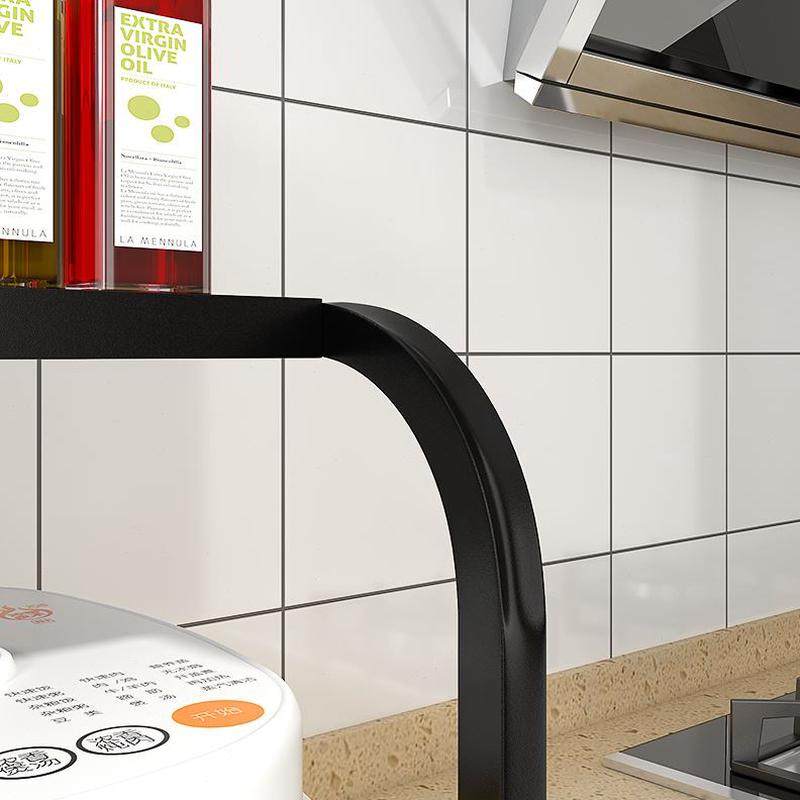 多功能双层微波炉架子支架桌面收纳电饭锅厨房置物架免打孔烤箱架,淘宝优惠券,粉丝福利购,淘宝优惠卷