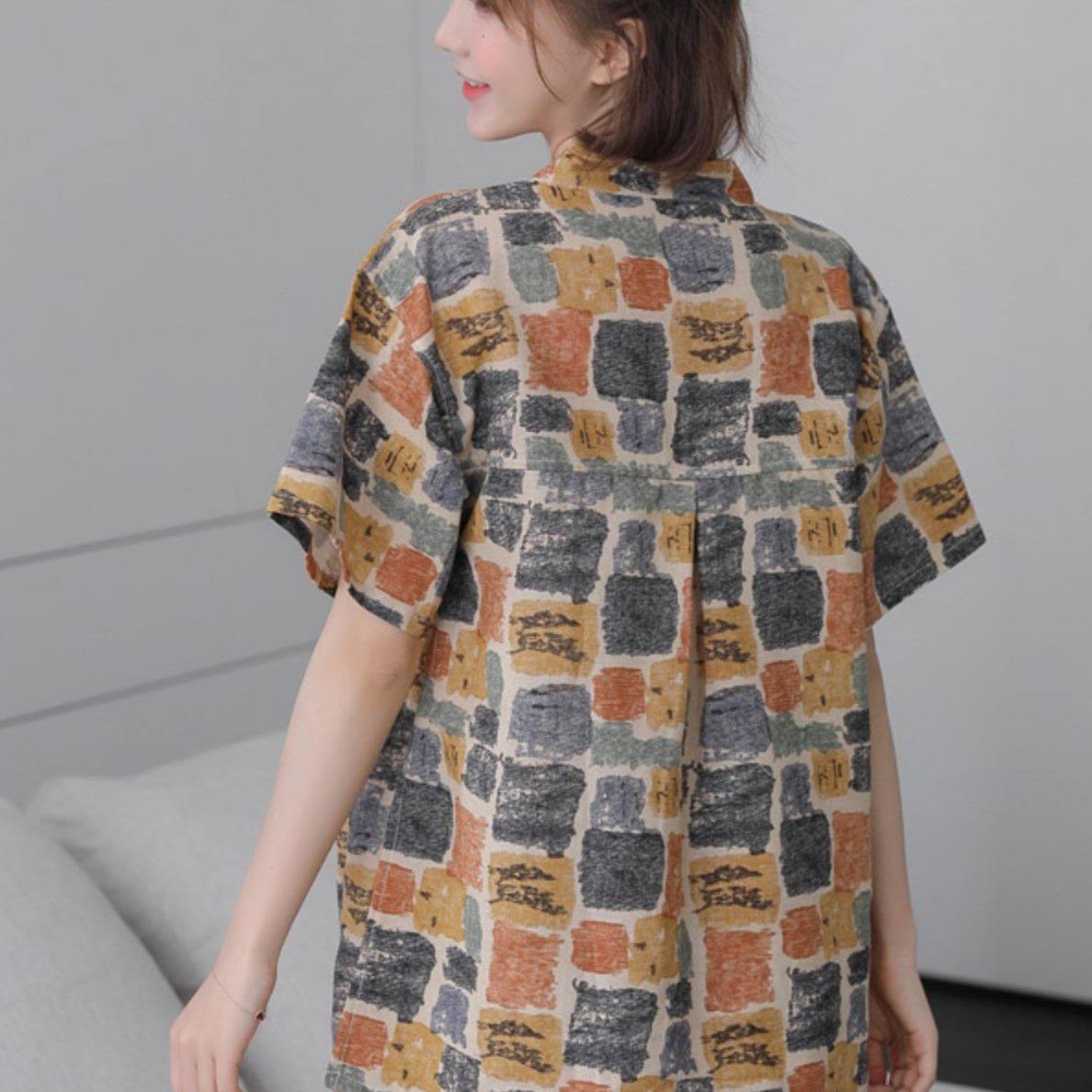 定制韩版情侣大码汗蒸服女家居服浴服桑拿可加肥亲子装亚麻服睡衣,淘宝优惠券,粉丝福利购,淘宝优惠卷