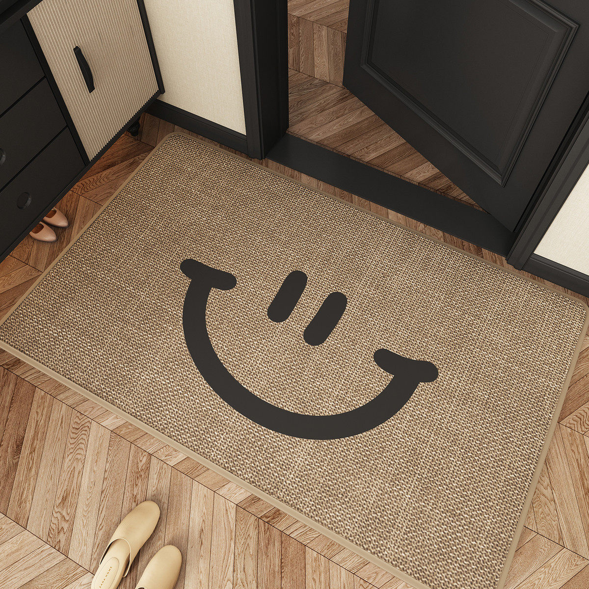 高级入户门地垫室外门垫门口地毯玄关门外脚垫亚麻耐脏蹭脚垫定制,淘宝优惠券,粉丝福利购,淘宝优惠卷
