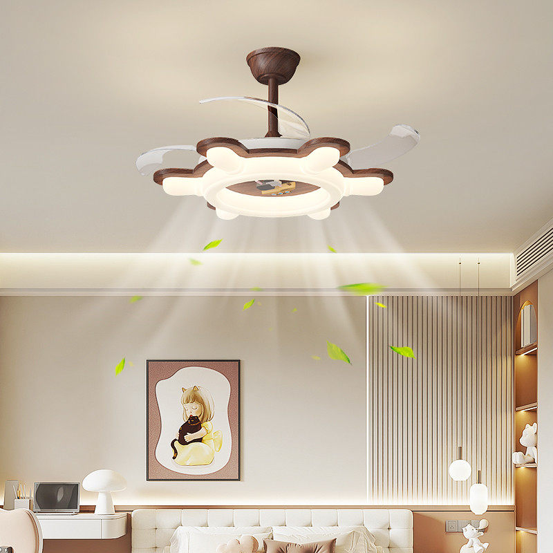 全光谱护眼智能带风扇的儿童房吸顶灯男孩房卧室灯船舵新款风扇灯,淘宝优惠券,粉丝福利购,淘宝优惠卷