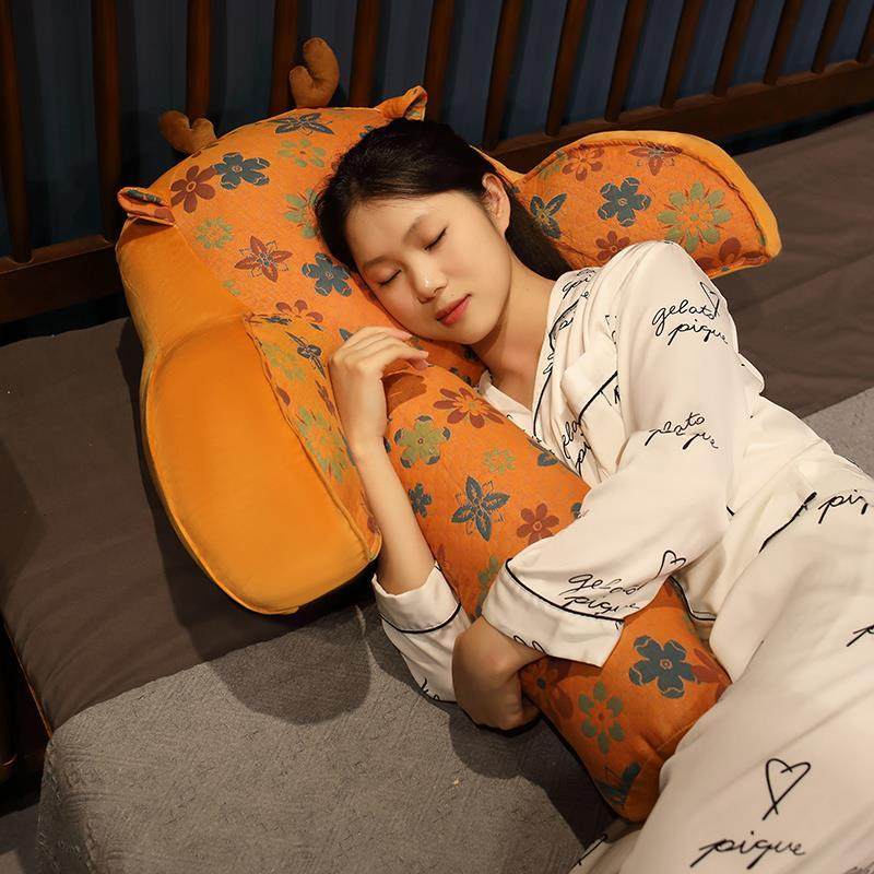 三层纱提花床头靠垫软包护腰靠枕沙发宿舍床上大靠背垫抱枕可拆洗,淘宝优惠券,粉丝福利购,淘宝优惠卷