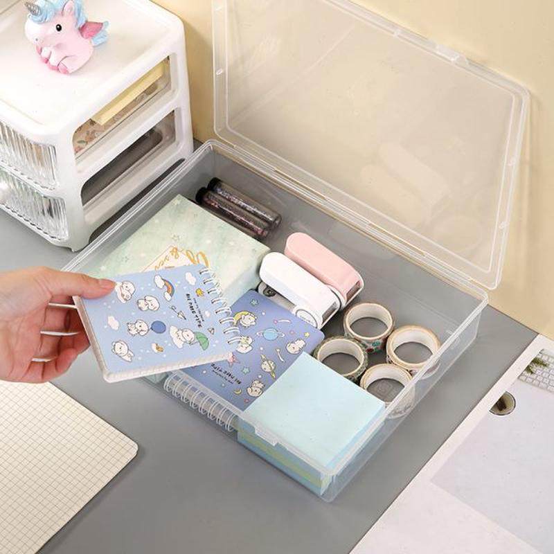 高档面办公室桌盒本证文件收纳盒盒件家用透明整理储存户A4纸口打,淘宝优惠券,粉丝福利购,淘宝优惠卷