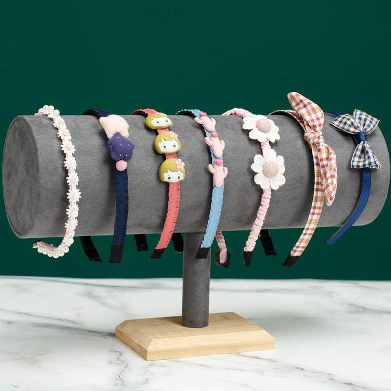 儿童发箍发圈架子陈列架子发卡饰品首饰架绒布头绳手串头箍展示架,淘宝优惠券,粉丝福利购,淘宝优惠卷