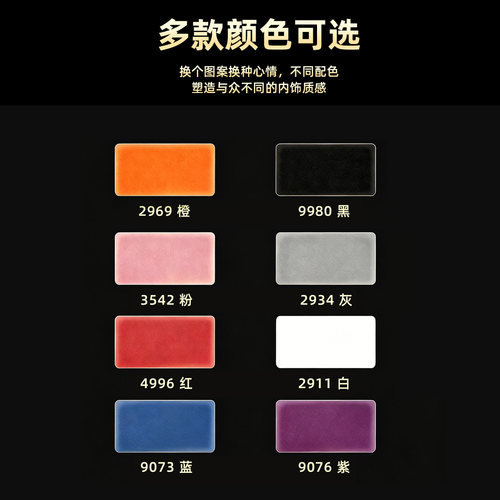 适用特斯拉迷雾紫车内饰改装配件ModelY3L焕新按键中控贴仪表台条 - 图1