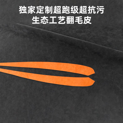 汽博士适用特斯拉Model3/y车门面板贴内碗翻毛皮仪表台装饰条配件 - 图1
