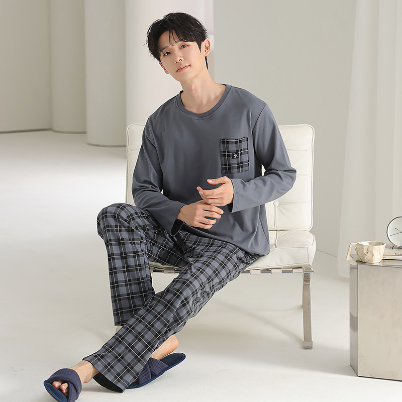 Urban Beauty Men's Pure Cotton Pajamas Homewear Set