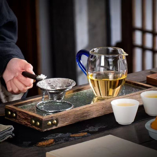 莲花过滤器茶叶过滤茶道茶漏配件茶滤锦鲤功夫茶叶茶具过滤网滤网 - 图2