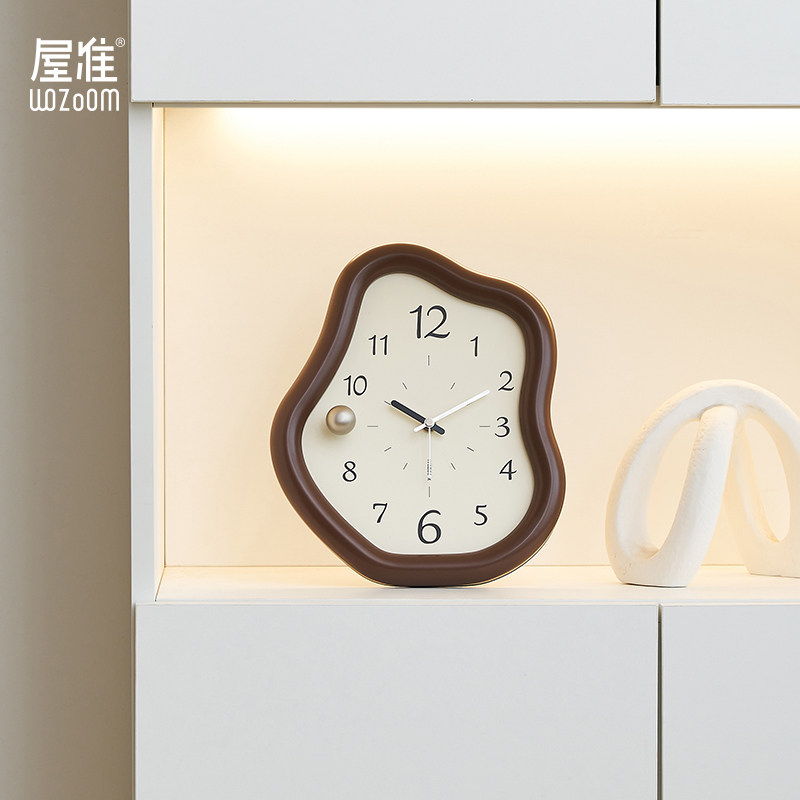 WOZOOM屋准客厅桌面摆件电视柜玄关创意座钟酒柜高级感轻奢装饰品,淘宝优惠券,粉丝福利购,淘宝优惠卷