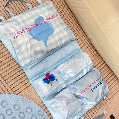 出差旅行收纳袋六合一整理包旅游分格衣物大容量衣服行李箱手提袋 - 图2