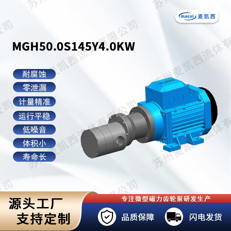 50.0CC高压磁力驱动计量泵PEEK齿轮316L泵体砂磨机齿轮泵,淘宝优惠券,粉丝福利购,淘宝优惠卷