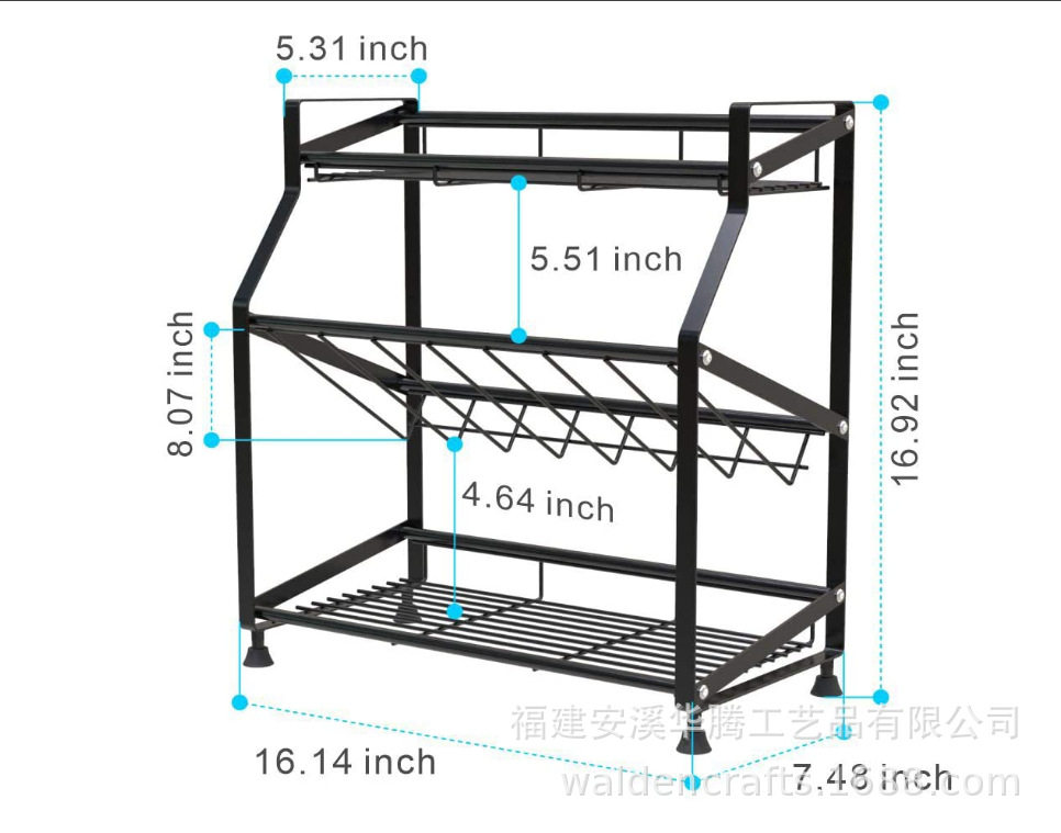 香料架 2 层 厨房浴室收纳柜台面储物架支架立架,淘宝优惠券,粉丝福利购,淘宝优惠卷