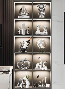 高品质豪华高档h酒柜套装轻奢家用创意欧式电镀客厅装饰品新居礼