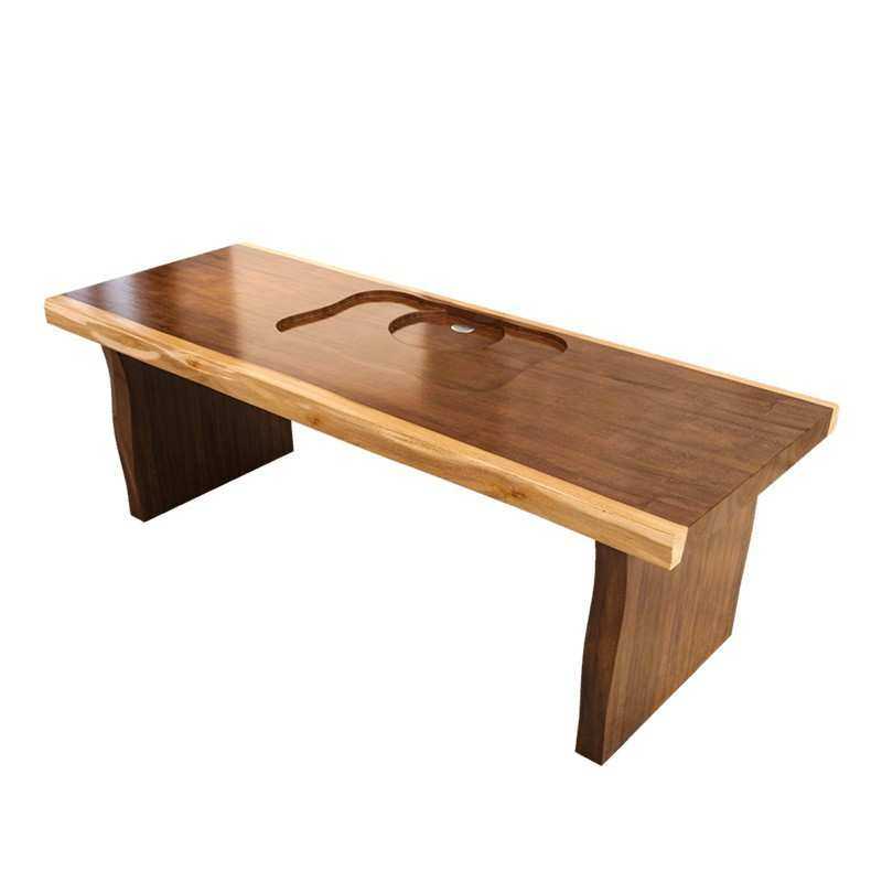 新中式实木大板茶桌办公室禅意功夫茶台家用休闲泡茶桌椅组合,淘宝优惠券,粉丝福利购,淘宝优惠卷