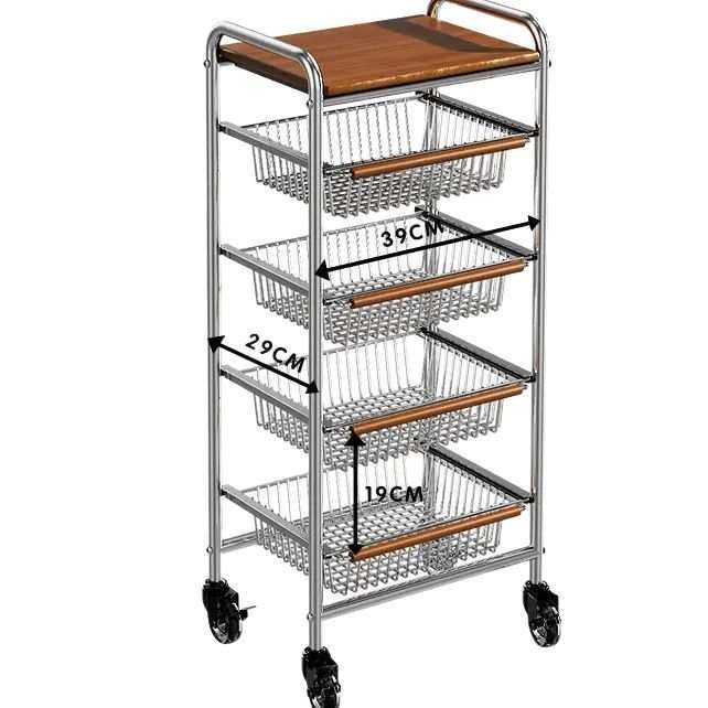 落地收纳零食移动架家用客厅小推车储物架多层置物架可厨房置物架,淘宝优惠券,粉丝福利购,淘宝优惠卷