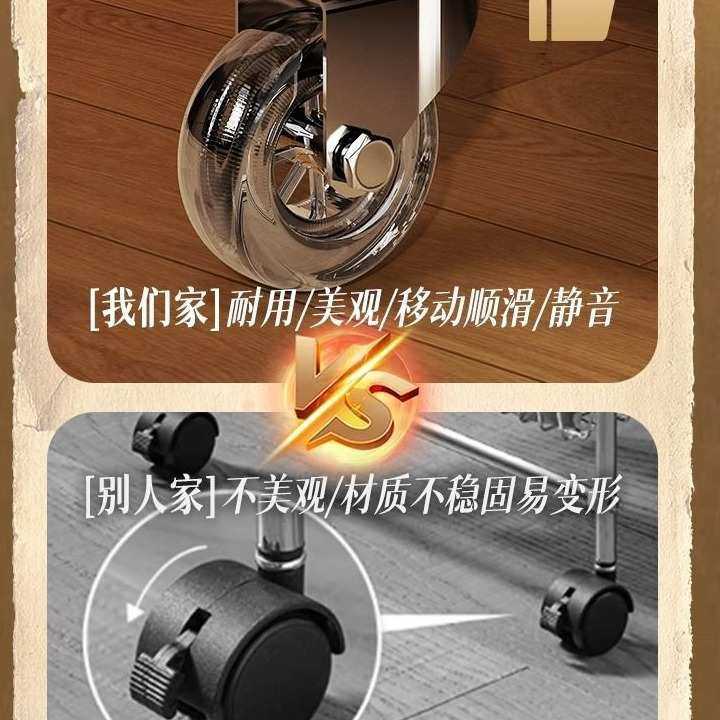 落地收纳零食移动架家用客厅小推车储物架多层置物架可厨房置物架,淘宝优惠券,粉丝福利购,淘宝优惠卷