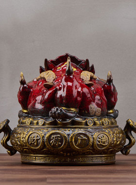 不东陶瓷寓意美好摆件