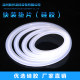 卫生级快装硅胶垫片卡箍卡盘快开快接圆形L密封圈快装接头卡槽垫