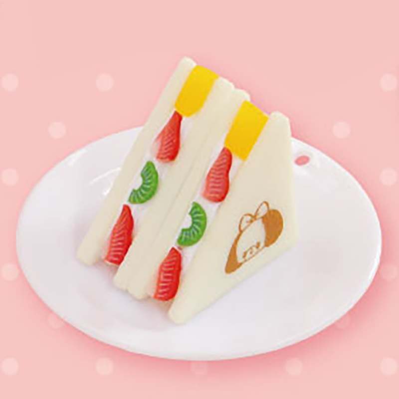 [预售]小动物咖啡店甜点套装扭蛋 UC正版微缩蛋糕奶油杯 - 图2