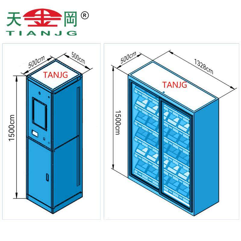 智人能物料柜重力感柜工应物料柜智能具指UIF纹脸识别RFID识别置 - 图0