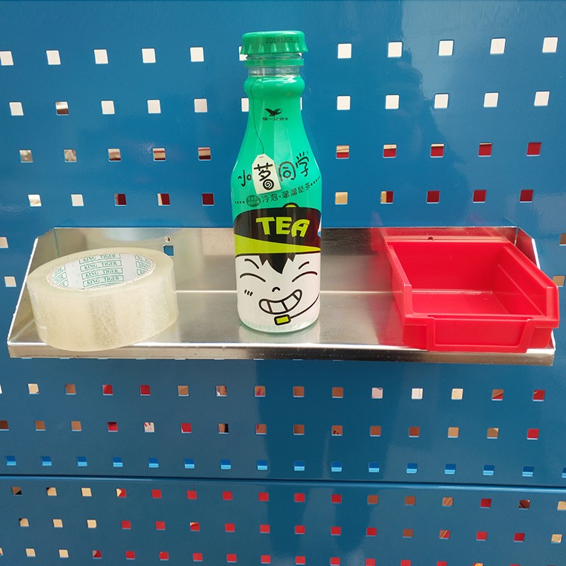 Small layer board hardware tool wall j hole square hole hanging plate tool rack workbench multifunctional tool cart shelf hanging