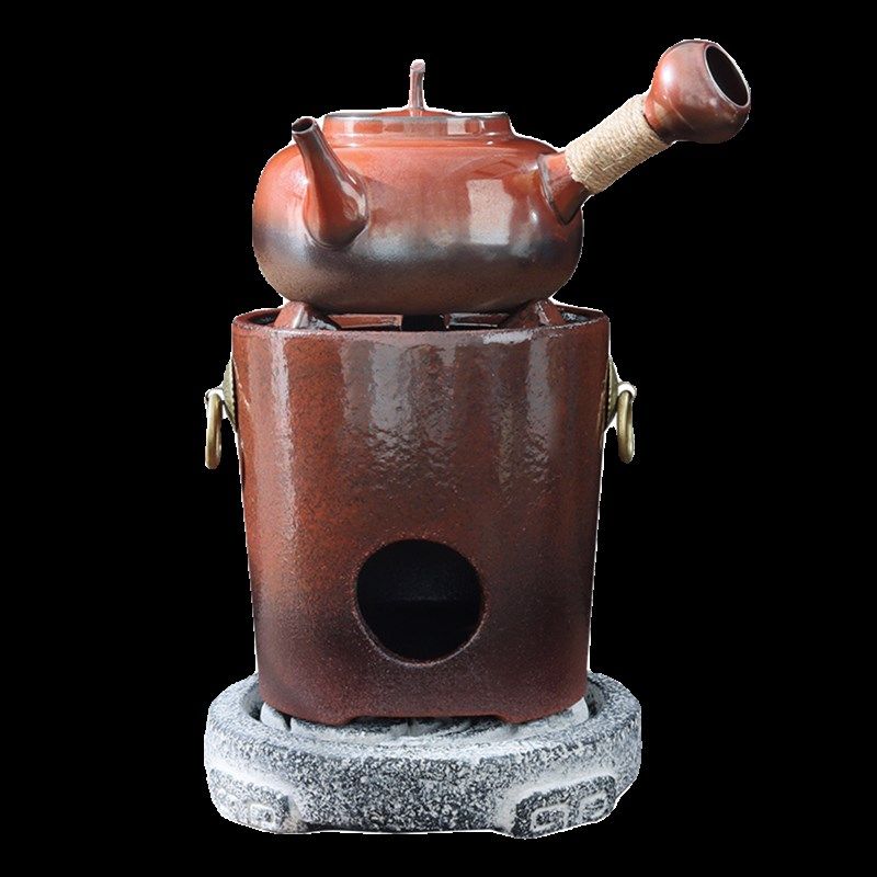 围炉煮茶窑c变炭炉砂铫壶煮茶壶套装家用室外工夫电碳两用茶炉套,淘宝优惠券,粉丝福利购,淘宝优惠卷
