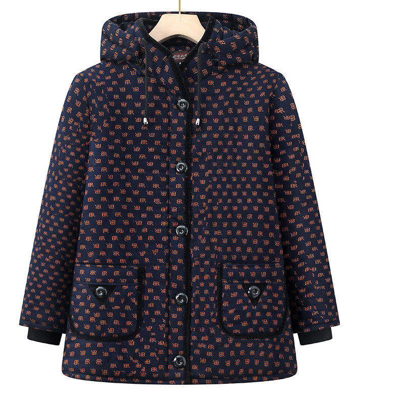 奶奶冬装棉袄加绒加厚连帽中老年人女妈妈秋冬外套老太太老人棉服,淘宝优惠券,粉丝福利购,淘宝优惠卷