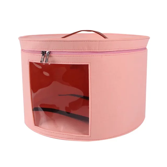 Hat storage box top hat fisherman hat storage bag large brim sun hat storage portable pressure-proof and dust storage tool