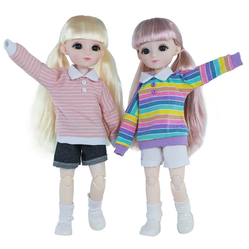 6分娃衣 30厘米洋娃娃换装套装礼盒女孩子过家家玩具跨境电商,淘宝优惠券,粉丝福利购,淘宝优惠卷