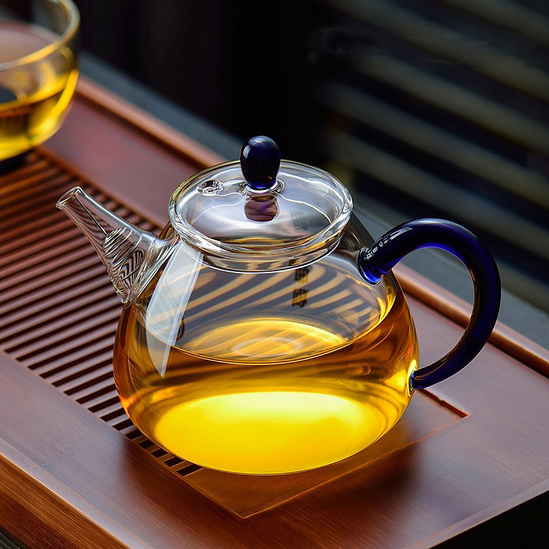 耐热玻璃茶壶 功夫茶具小号泡茶壶 家G用过滤小壶透明花茶茶杯套,淘宝优惠券,粉丝福利购,淘宝优惠卷