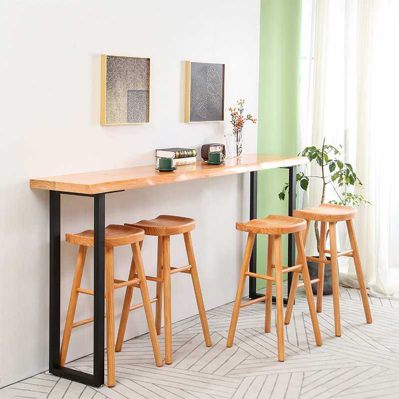 北欧隔断铁艺吧台桌椅组合家用阳台靠墙长条桌子酒吧奶茶店高脚桌,淘宝优惠券,粉丝福利购,淘宝优惠卷